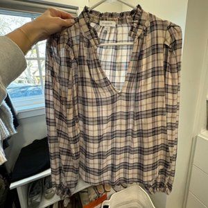 Lightweight Plaid Top